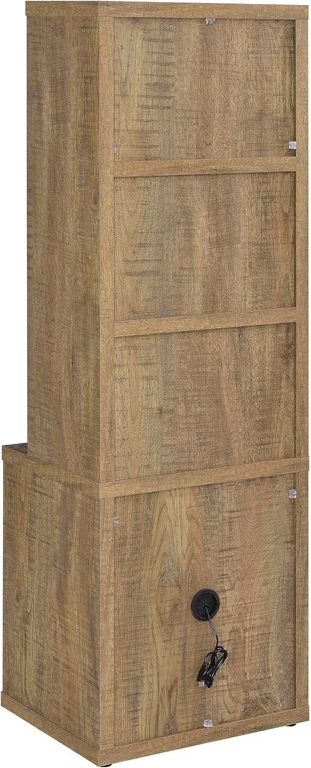 Coaster Home Furnishings Westpark 3-Piece Queen Bedroom Set Bookcase Headboard Mango 315901Q-SET