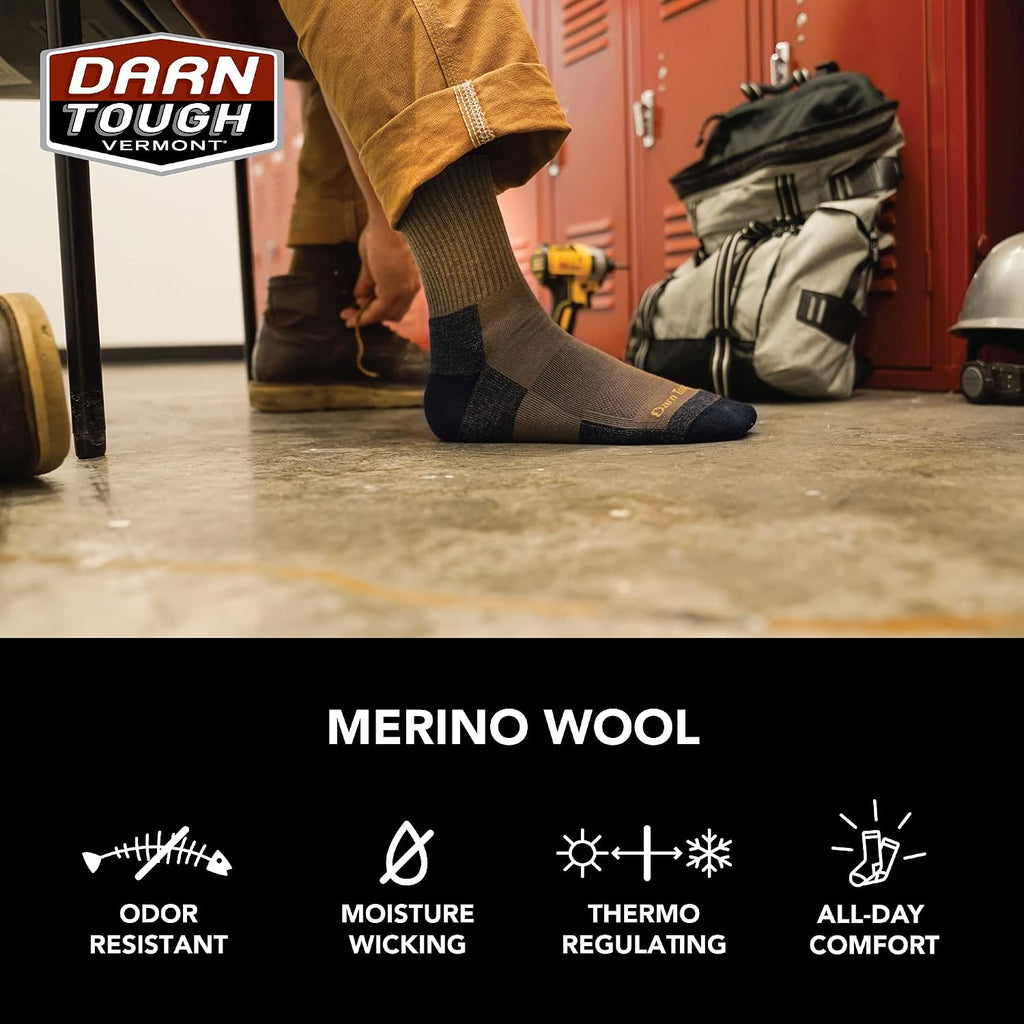 Darn Tough Men's John Henry Boot Sock Cushion (Style 2001) Merino Wool - 6 Pack Special