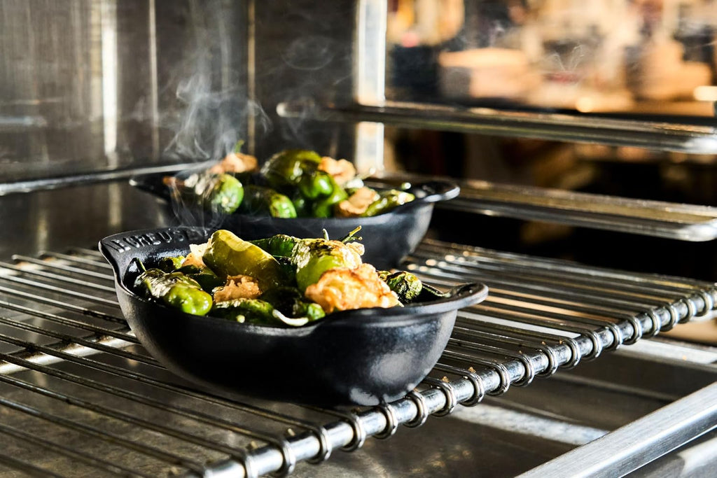 Le Creuset Enameled Cast Iron Gourmand Collection Set of 4 Mini Oval Baker, .3 qt., Matte Black