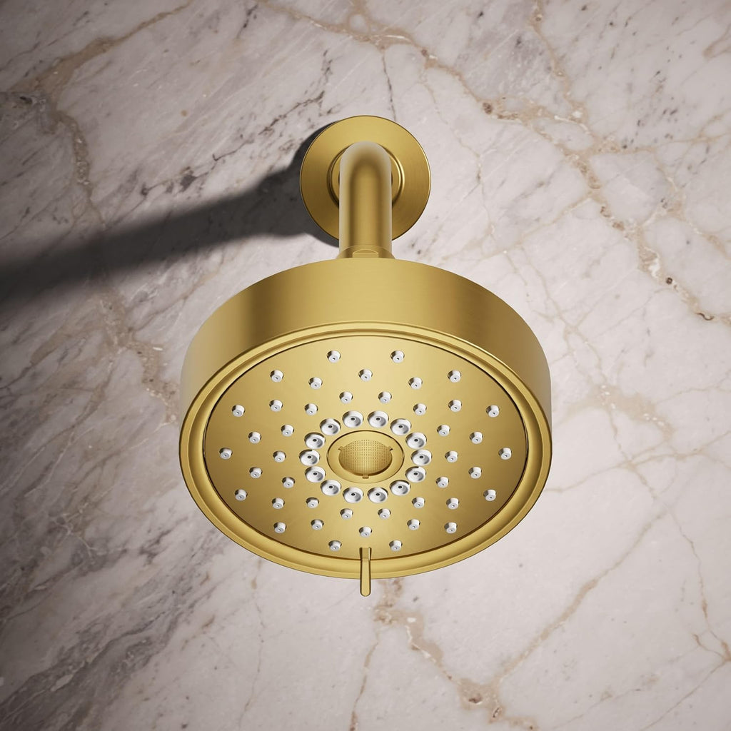 Kohler 22170-2MB Purist® Three-function showerhead, 2.5 gpm, Vibrant Brushed Moderne Brass