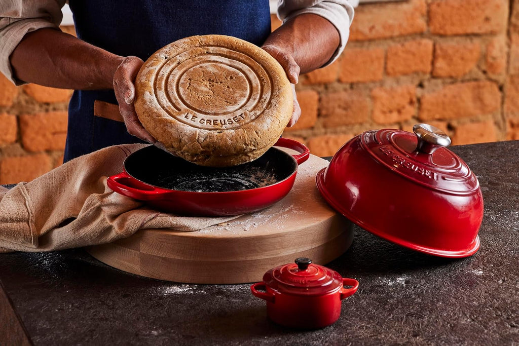 Le Creuset Enameled Cast Iron Signature Round Bread Oven, 9.5 inch, Riviera