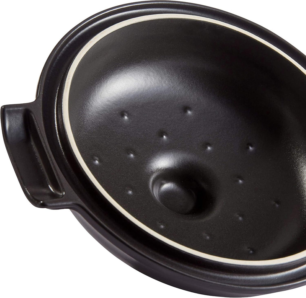 Emile Henry Delight 2 Quart Round Casserole, Slate