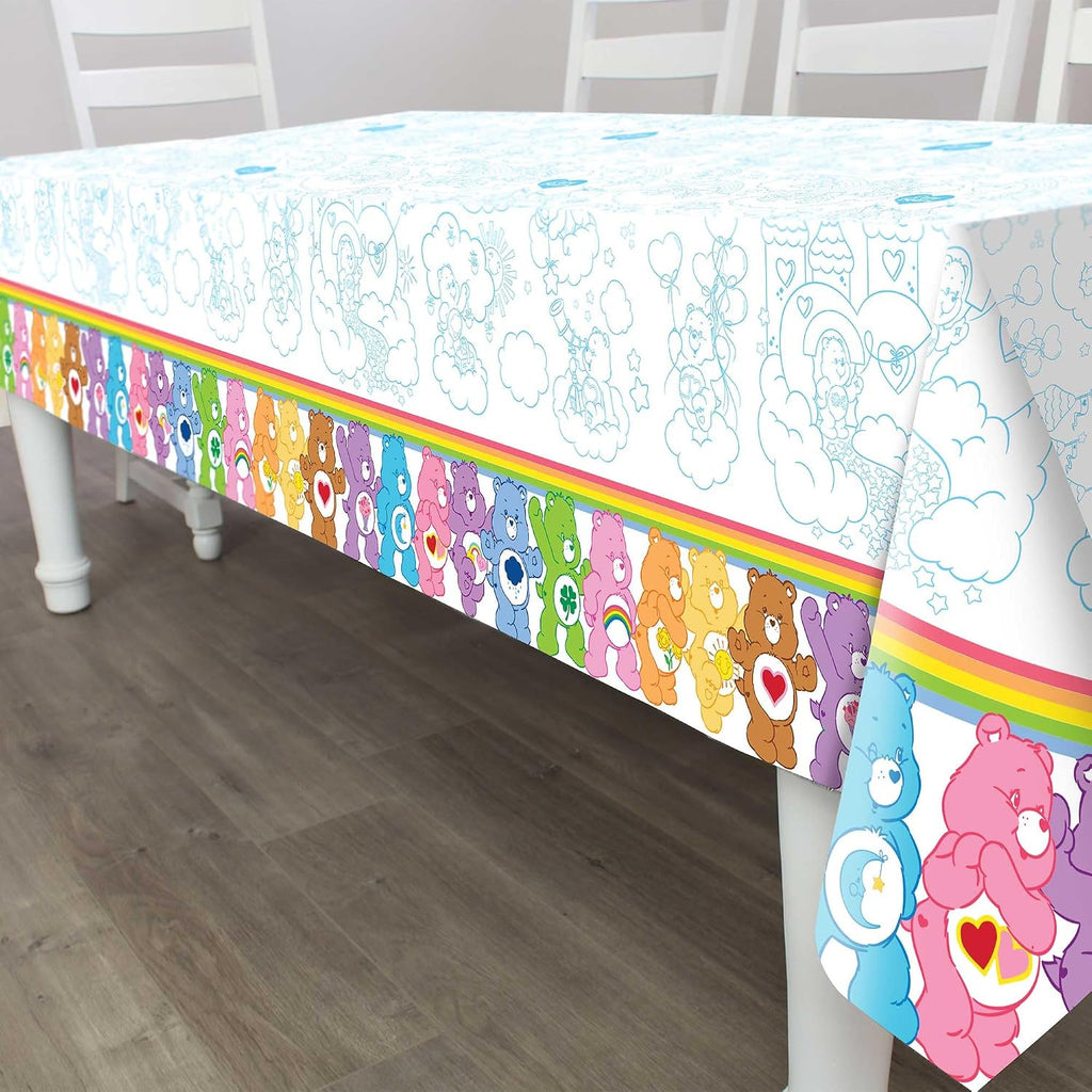 Care Bears Deluxe Party Pack (for 24 Guests)- Plates, Napkins, Bottle Labels, Favorboxes, and more. Great for Nostalgic Birthdays, Baby Shower, Gender Reveal Party, and 1st Birthdays.