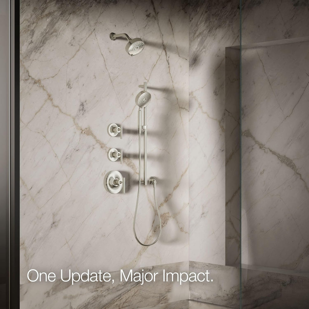 Kohler 22170-SN Purist® Three-function showerhead, 2.5 gpm, Vibrant Polished Nickel