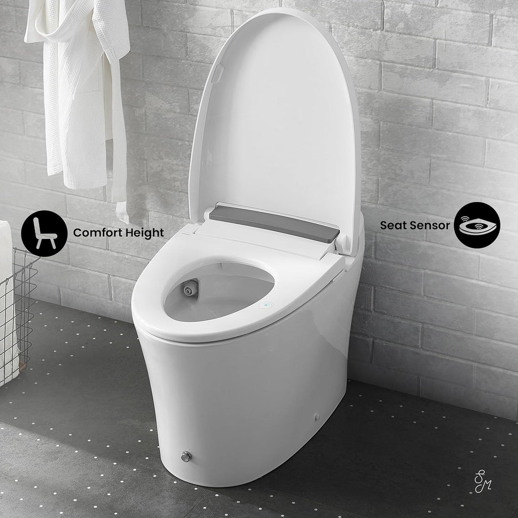 Swiss Madison Hugo Smart Toilet, Touchless Vortex™ Dual-Flush 1.1/1.6 gpf Tankless Toilets for Bathroom