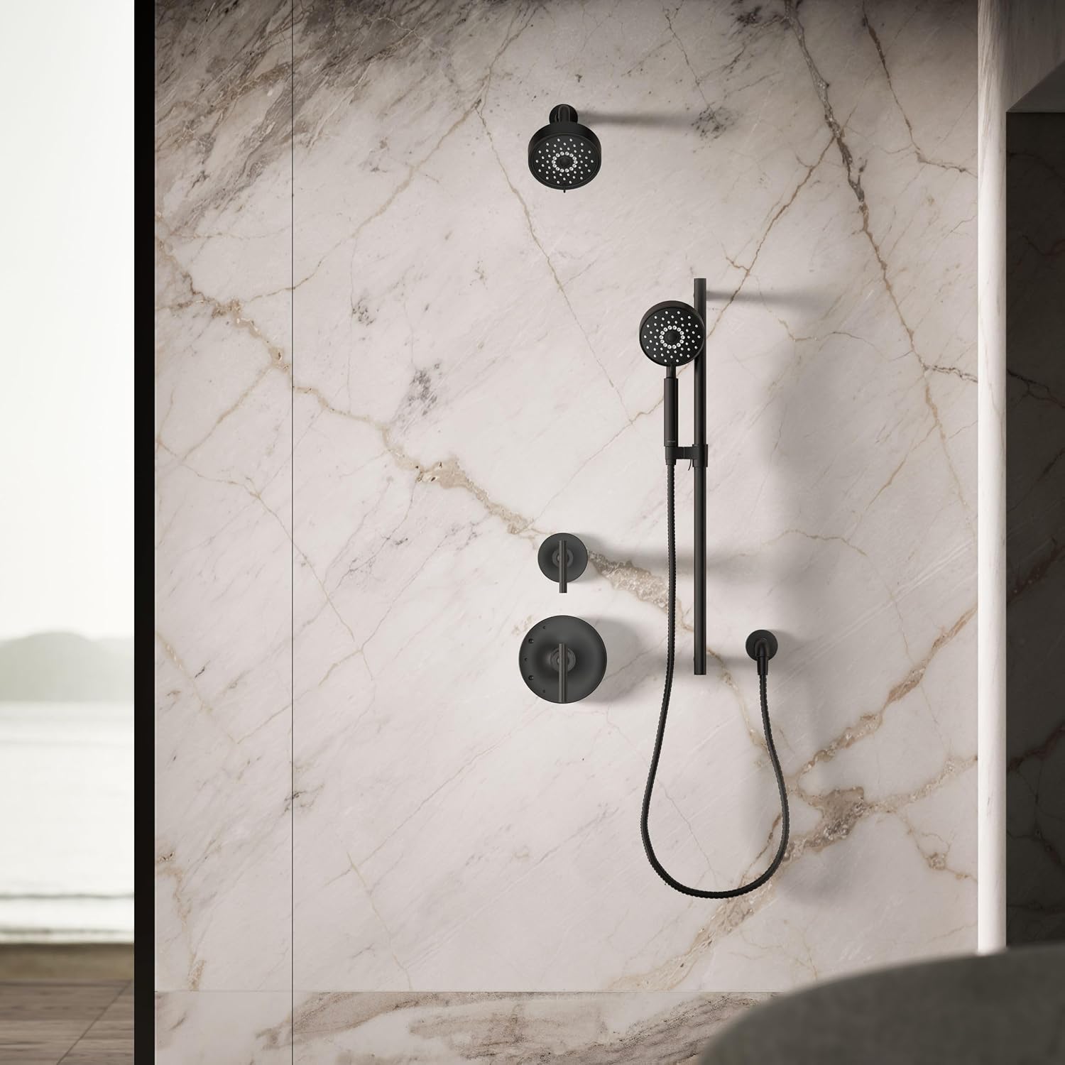 Kohler 22166-G-BL Purist® Four-function handshower, 1.75 gpm, Matte Black