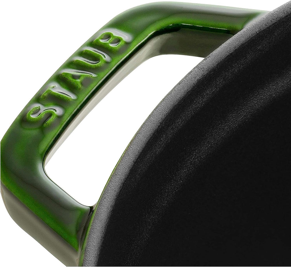 Staub Cast Iron 7-qt Round Cocotte - Basil