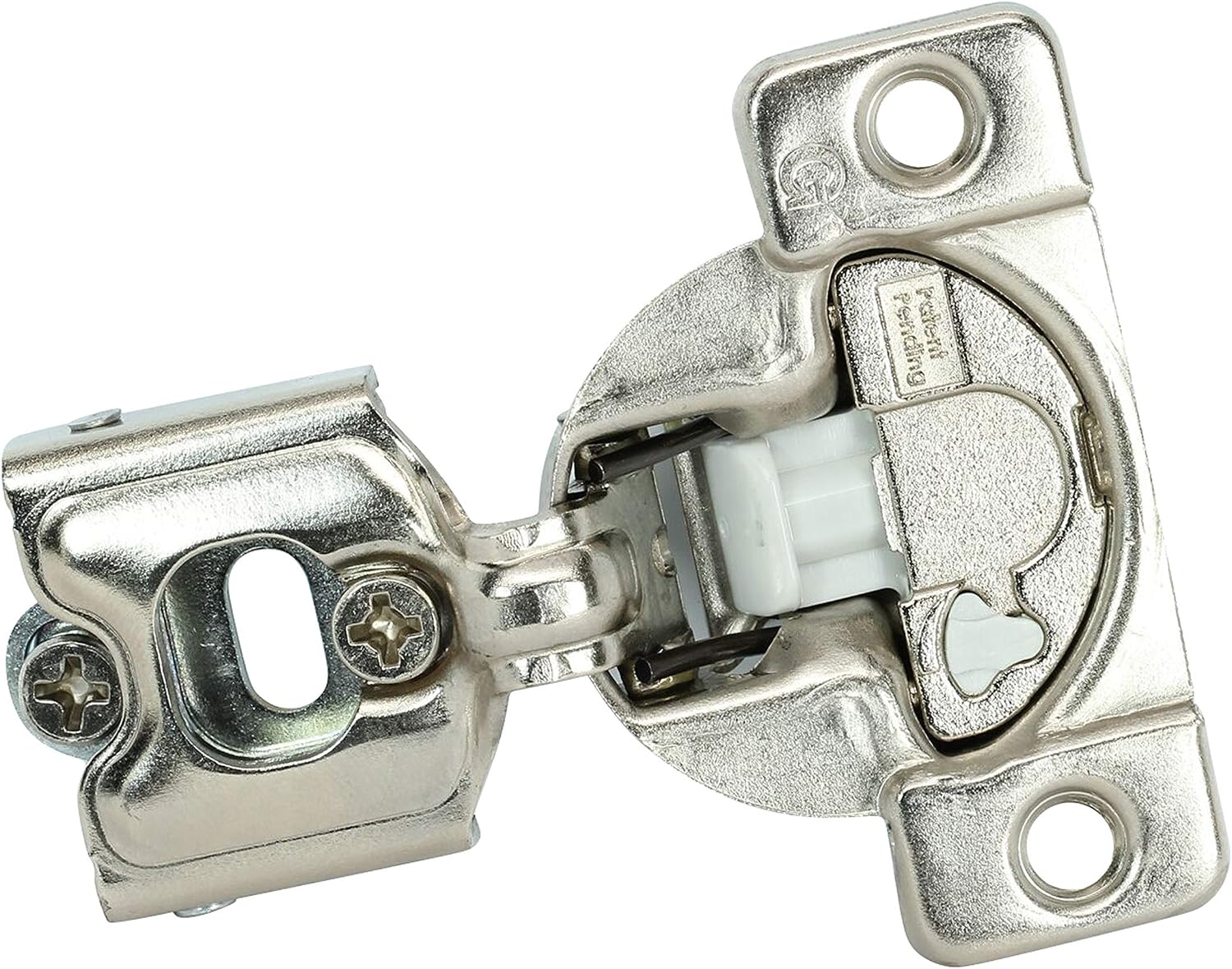 Rok Hardware 75 Pack Grass TEC 864 108 Degree 1/4' Overlay 3 Level Soft Close Screw On Compact Cabinet Hinge 04429A-15 3-Way Adjustment 45mm Screw Hole Pattern