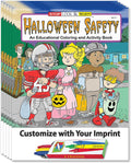 ZOCO – Halloween Safety Custom Coloring Books (250 Bulk Pack, Without Crayons) – Gifts, Treat, Goodie Bag Filler, Party Favors – Law Enforcement Handout for Kids
