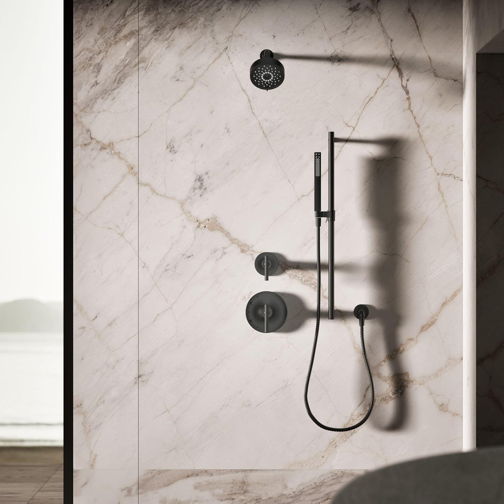 Kohler 21336-G-BL Shift®+ Square two-function handshower, 1.75 gpm, Matte Black