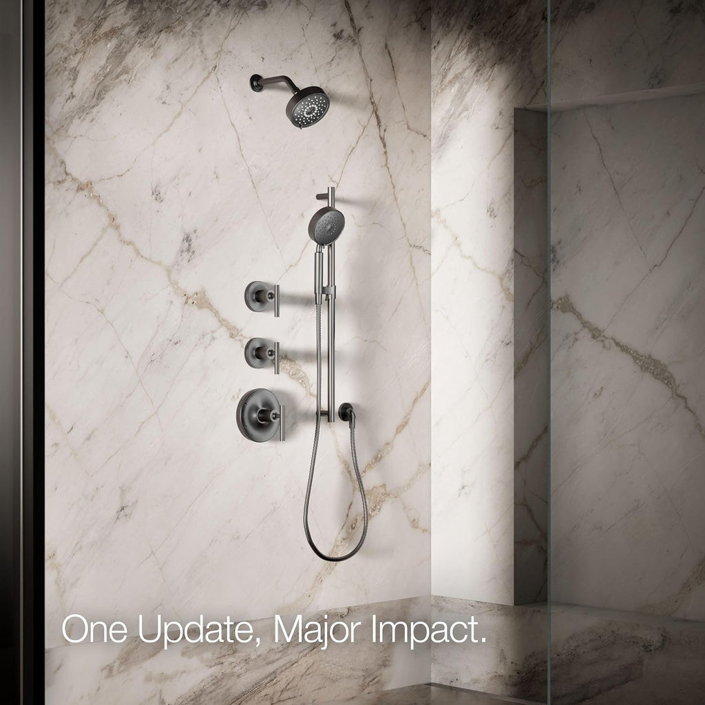 Kohler 22170-BGP Purist® Three-function showerhead, 2.5 gpm, Vibrant Brushed Graphite