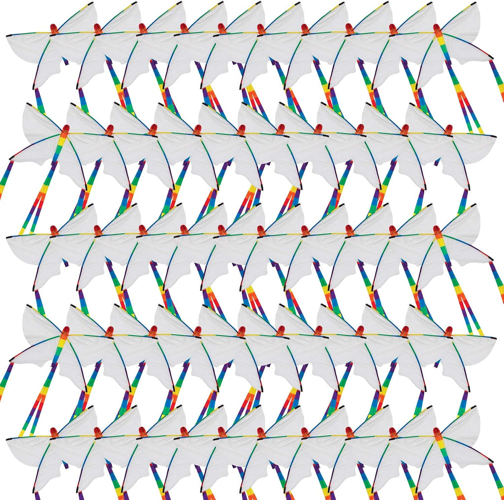 In the Breeze 3190-PACKS Coloring Butterfly 23' Single Line Kite Party Pack, (Pack of 50)
