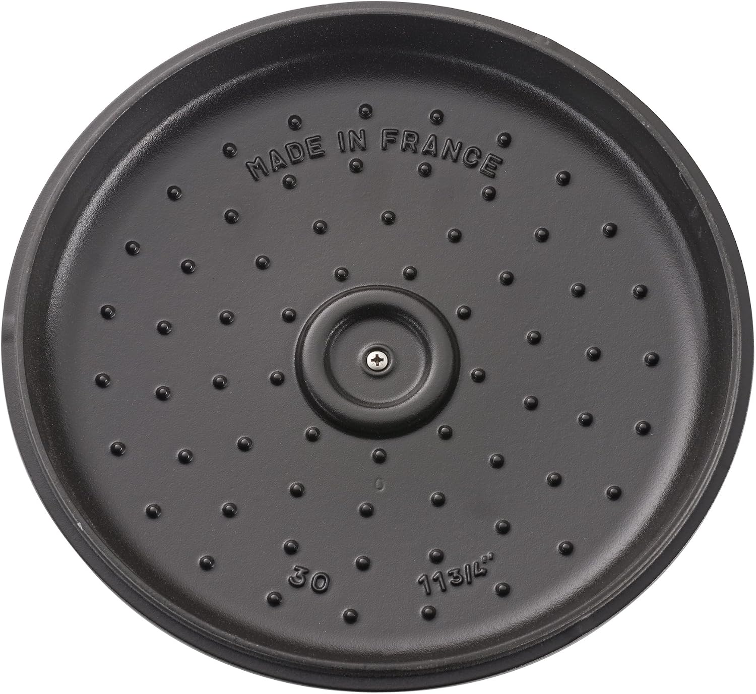 Staub Cast Iron Braiser, Dutch Oven, 3.5-quart, serves 3-4, Made in France, Matte Black