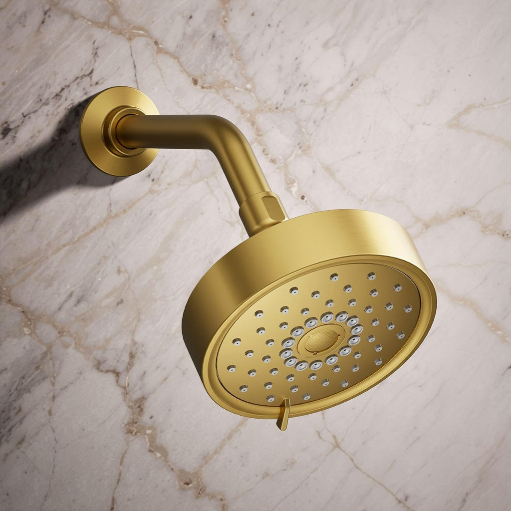 Kohler 22170-2MB Purist® Three-function showerhead, 2.5 gpm, Vibrant Brushed Moderne Brass