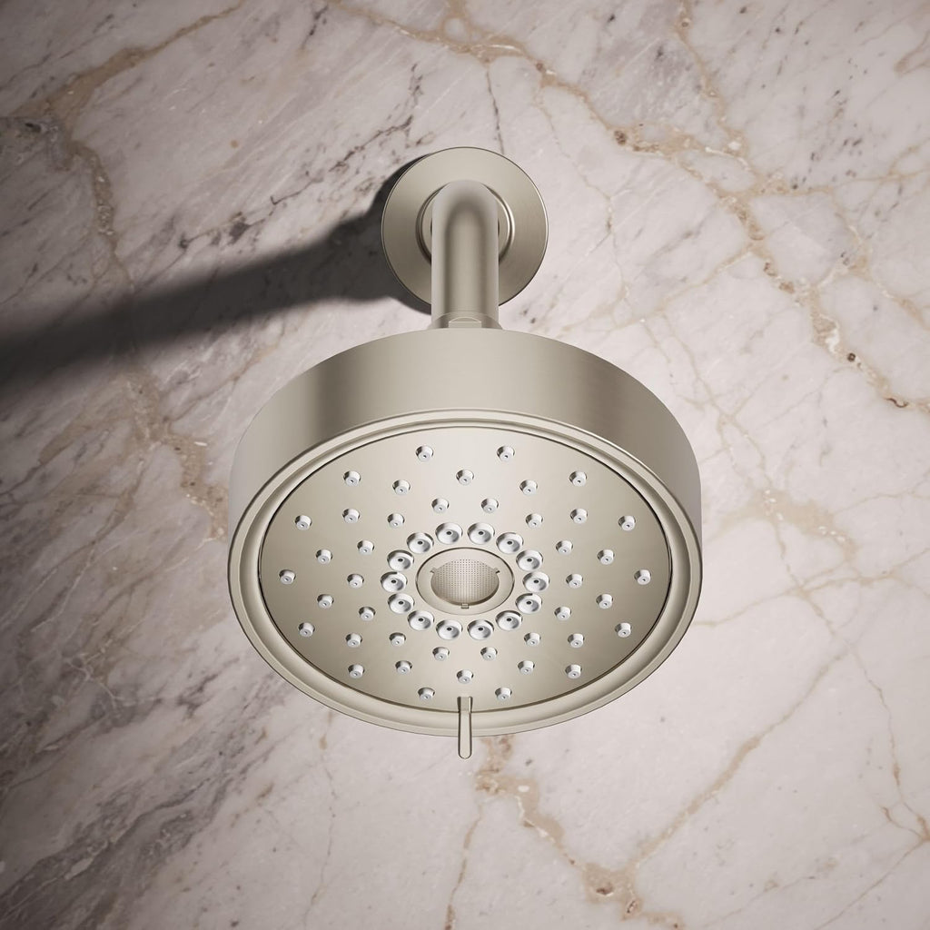 Kohler 22170-BN Purist® Three-function showerhead, 2.5 gpm, Vibrant Brushed Nickel