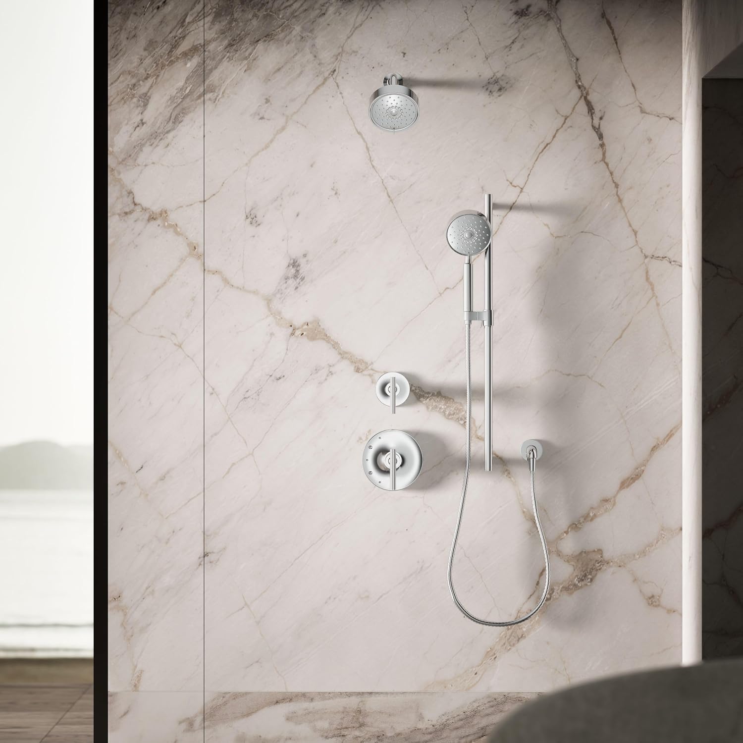 Kohler 22166-CP Purist® Four-function handshower, 2.5 gpm, Polished Chrome