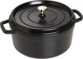 Staub Round Cocotte - 5.5Qt - Black Matte