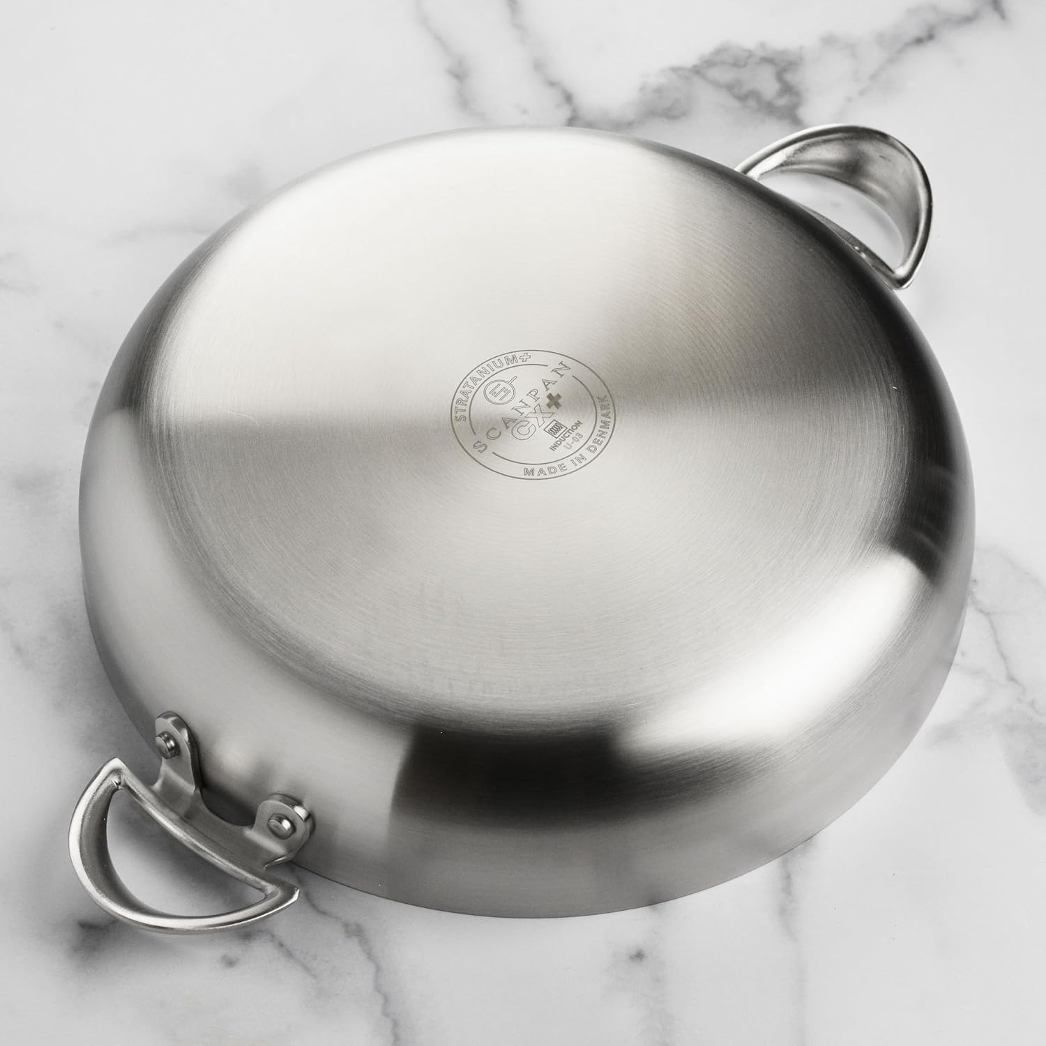 Scanpan CX+ 12.5' Braiser - 5.5-quart - Stratanium Plus Nonstick Chef's Pan - 5-ply Stainless Steel