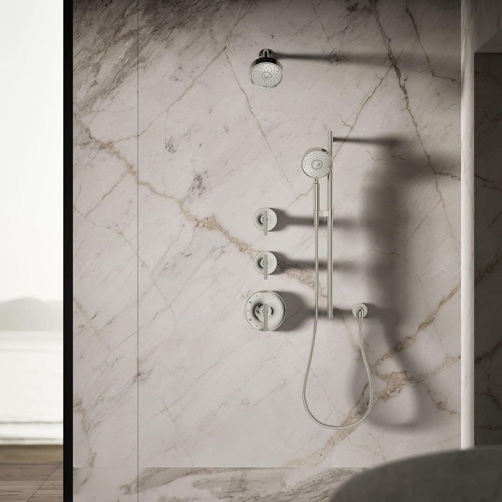 Kohler 22170-SN Purist® Three-function showerhead, 2.5 gpm, Vibrant Polished Nickel