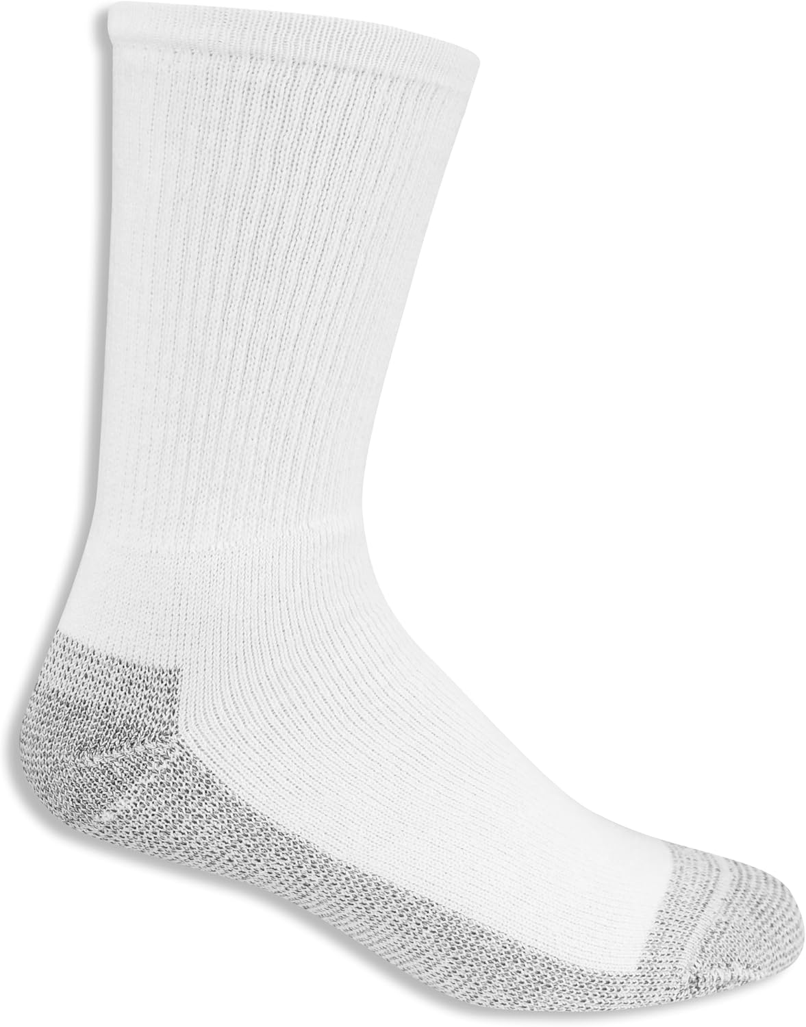Fruit of the Loom Men's Work Gear Cushioned Crew Socks 10 Pair