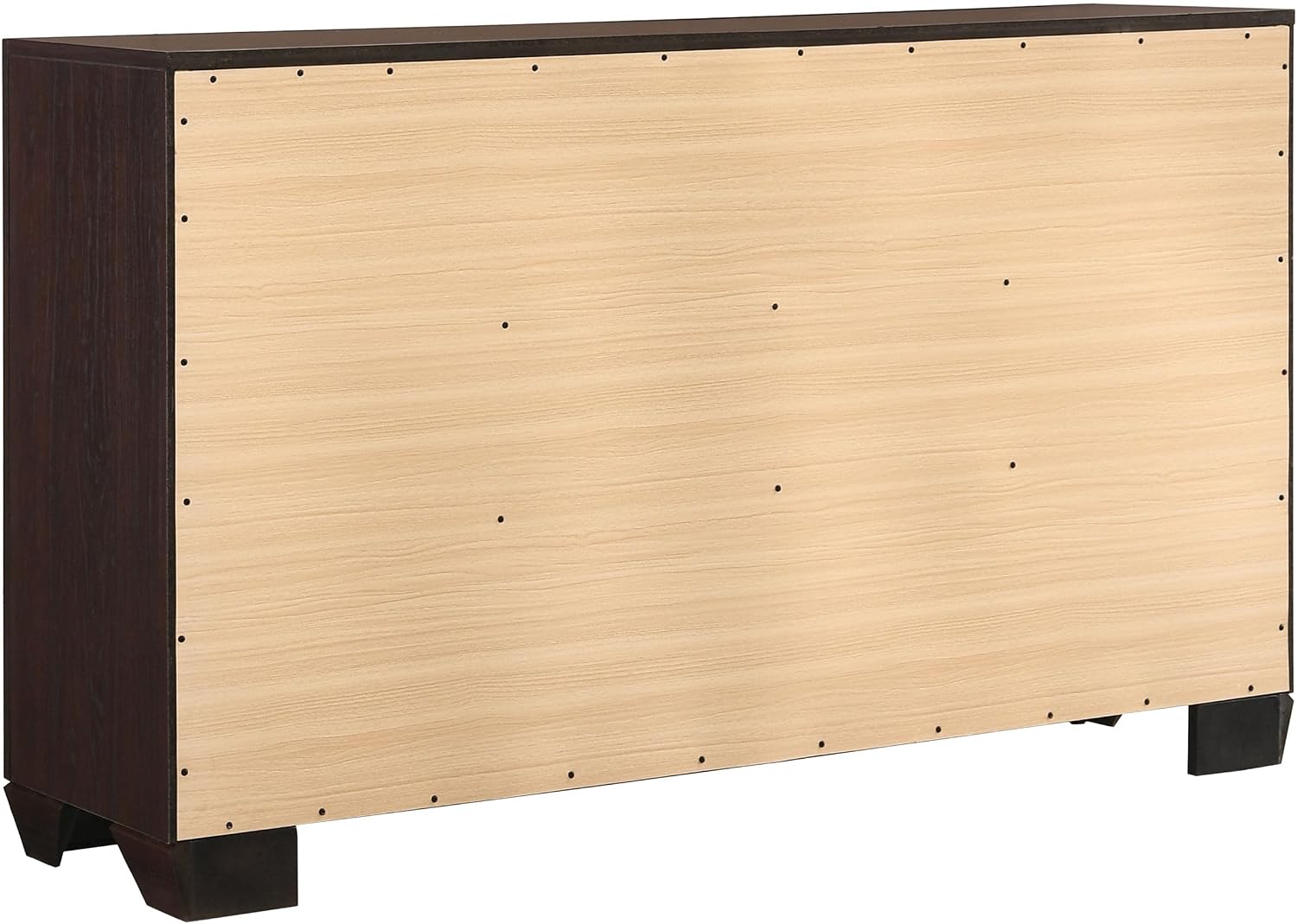 Coaster Home Furnishings Kauffman Transitional 5-Piece Bedroom Set Queen Size Storage Panel Bed Frame 54-inch Headboard Dark Cocoa 204390Q-S5