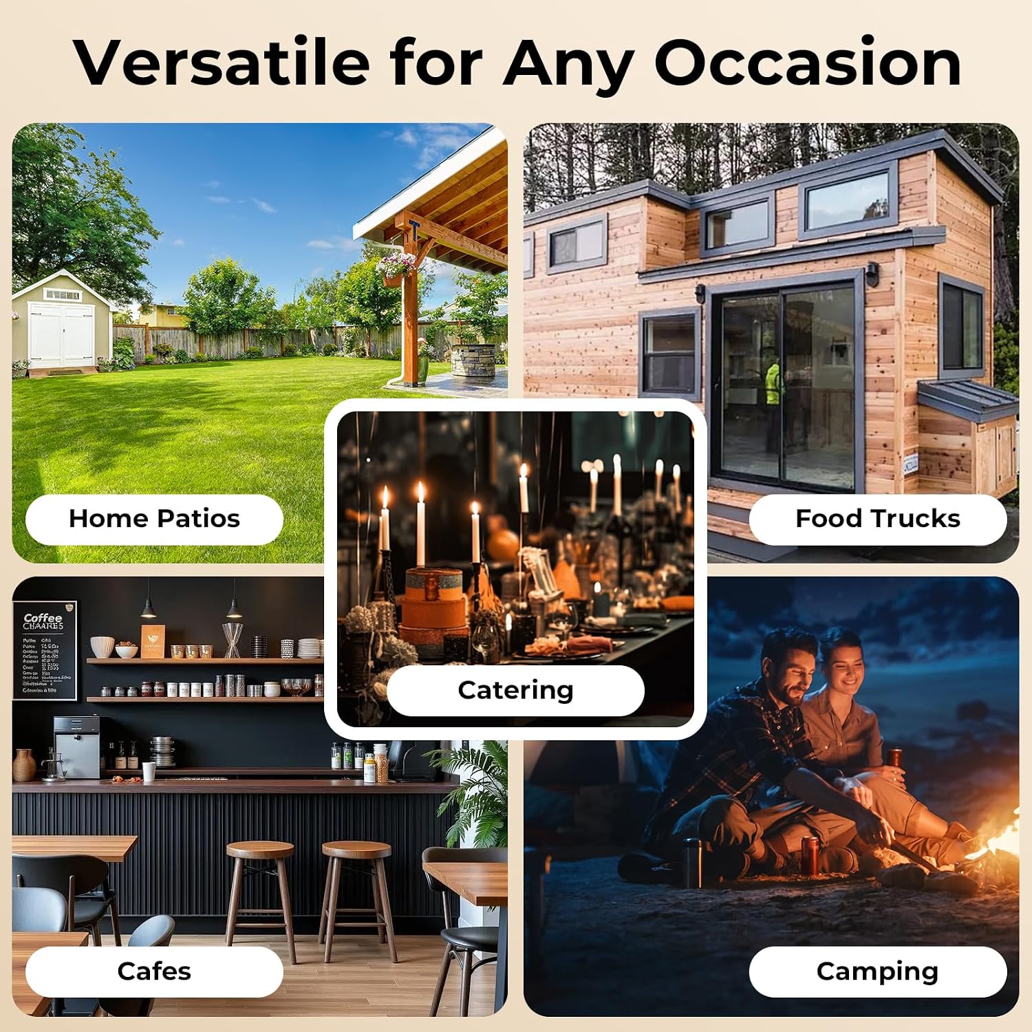 21' Gas Grill, 60TU/hr Commercial Countertop Gas Grill 2 Burner Gas Propane Flattop BBQ Stove Natural/Propane gas Radiant Char Broiler Grill with Adjustable Temperature for Garden Patio