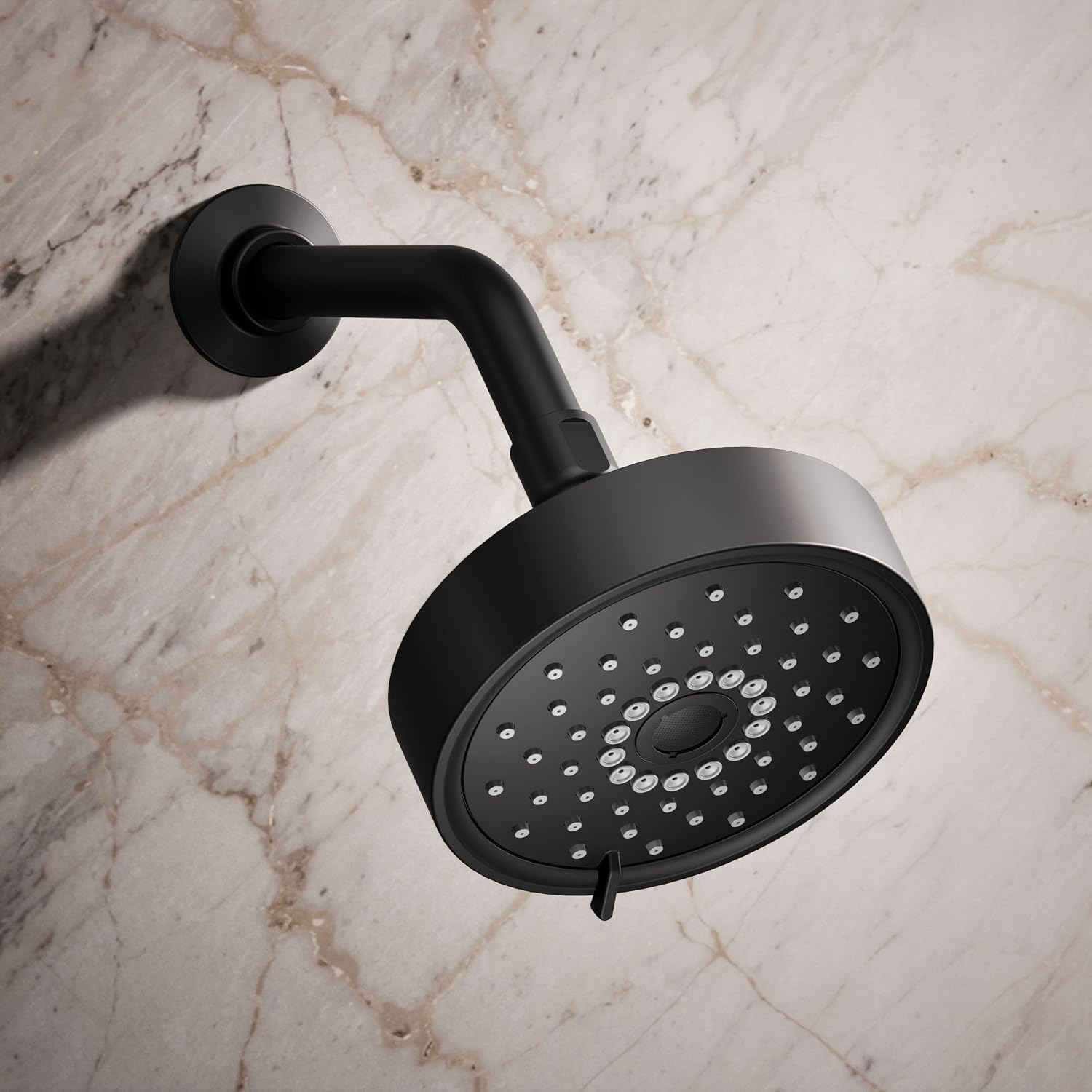 Kohler 22170-BL Purist® Three-function showerhead, 2.5 gpm, Matte Black