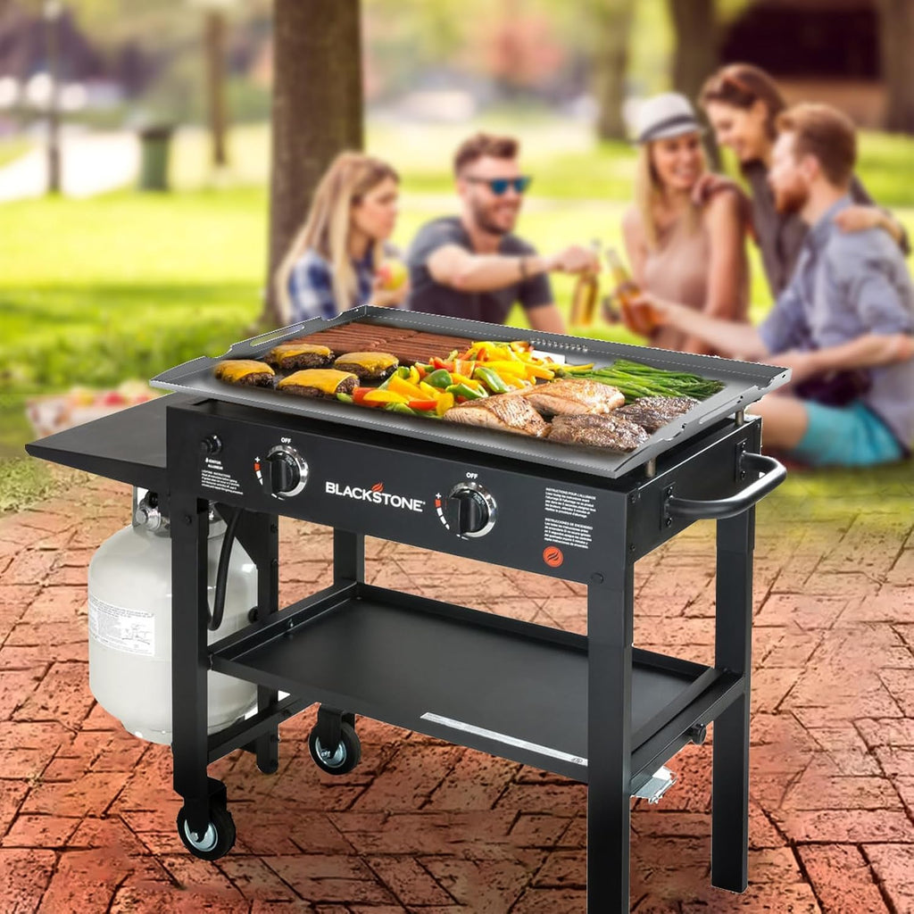 New Upgrade 28 Inch Griddle Replacement Top for Blackstone 28' Flat Top Grill 1803 1924 1883 1853, Gas Griddle Replacement Parts Top with Rear Grease System for Most Blackstone 28' Flat Top Grill
