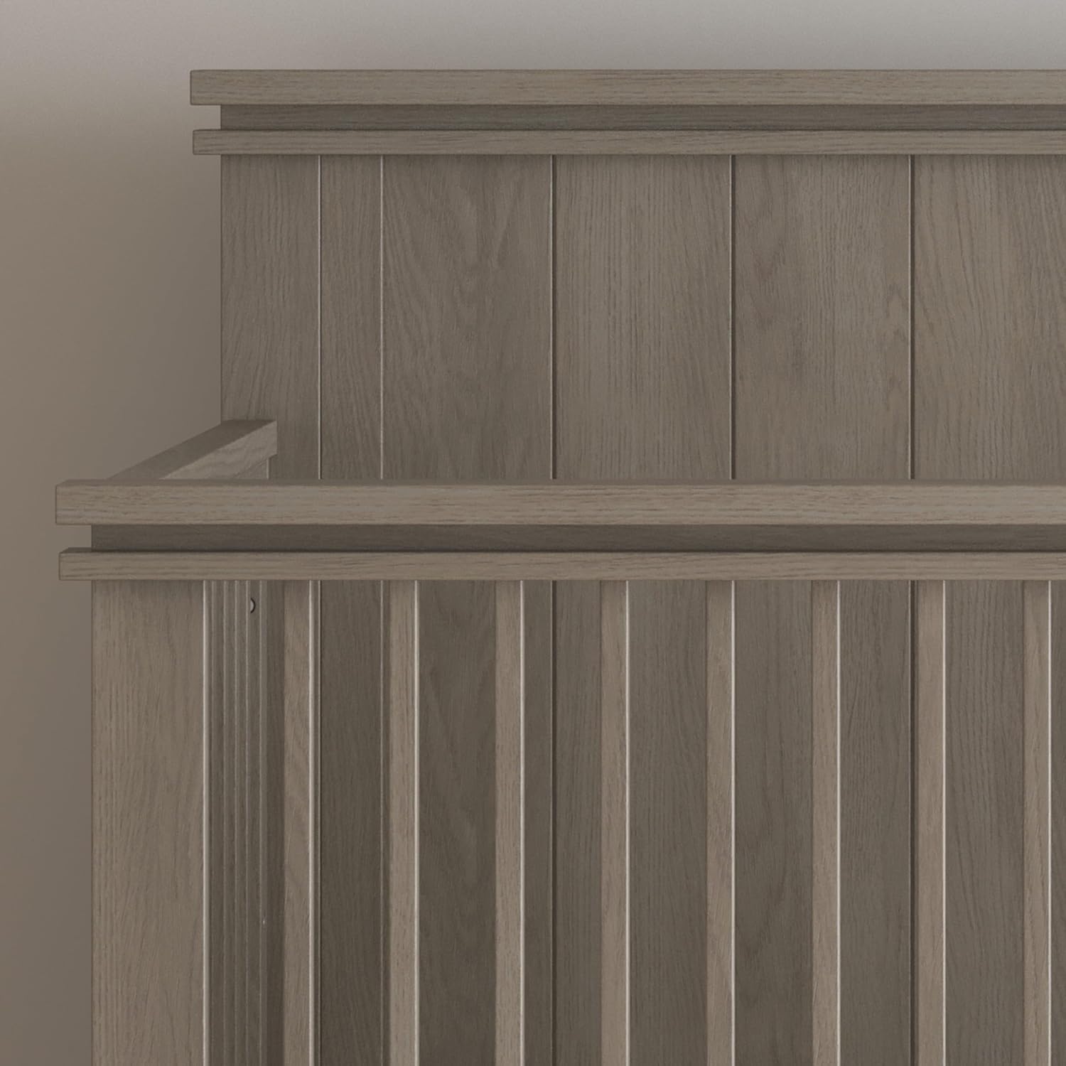 Child Craft Denman Crib, Dresser and Chest Nursery Set, 3-Piece, Includes 4-in-1 Convertible Crib, Dresser and Chest, Grows with Your Baby (Crescent Gray)