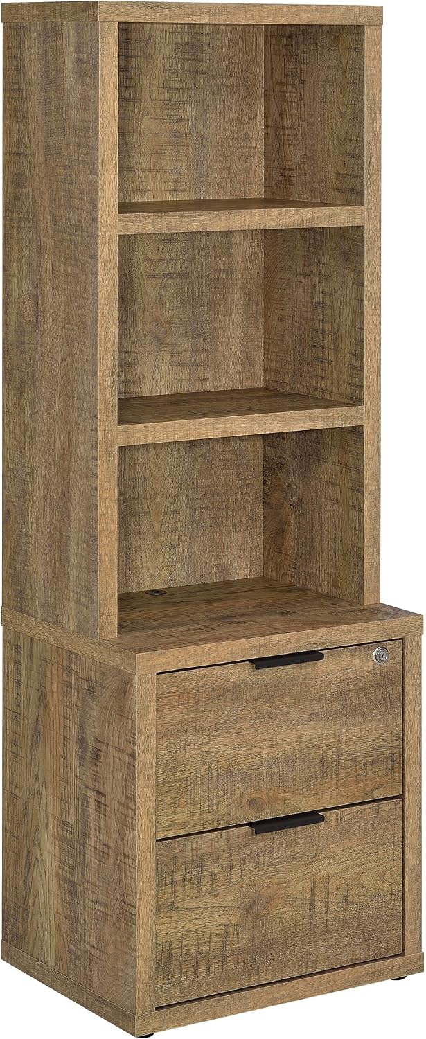 Coaster Home Furnishings Westpark 3-Piece Queen Bedroom Set Bookcase Headboard Mango 315901Q-SET