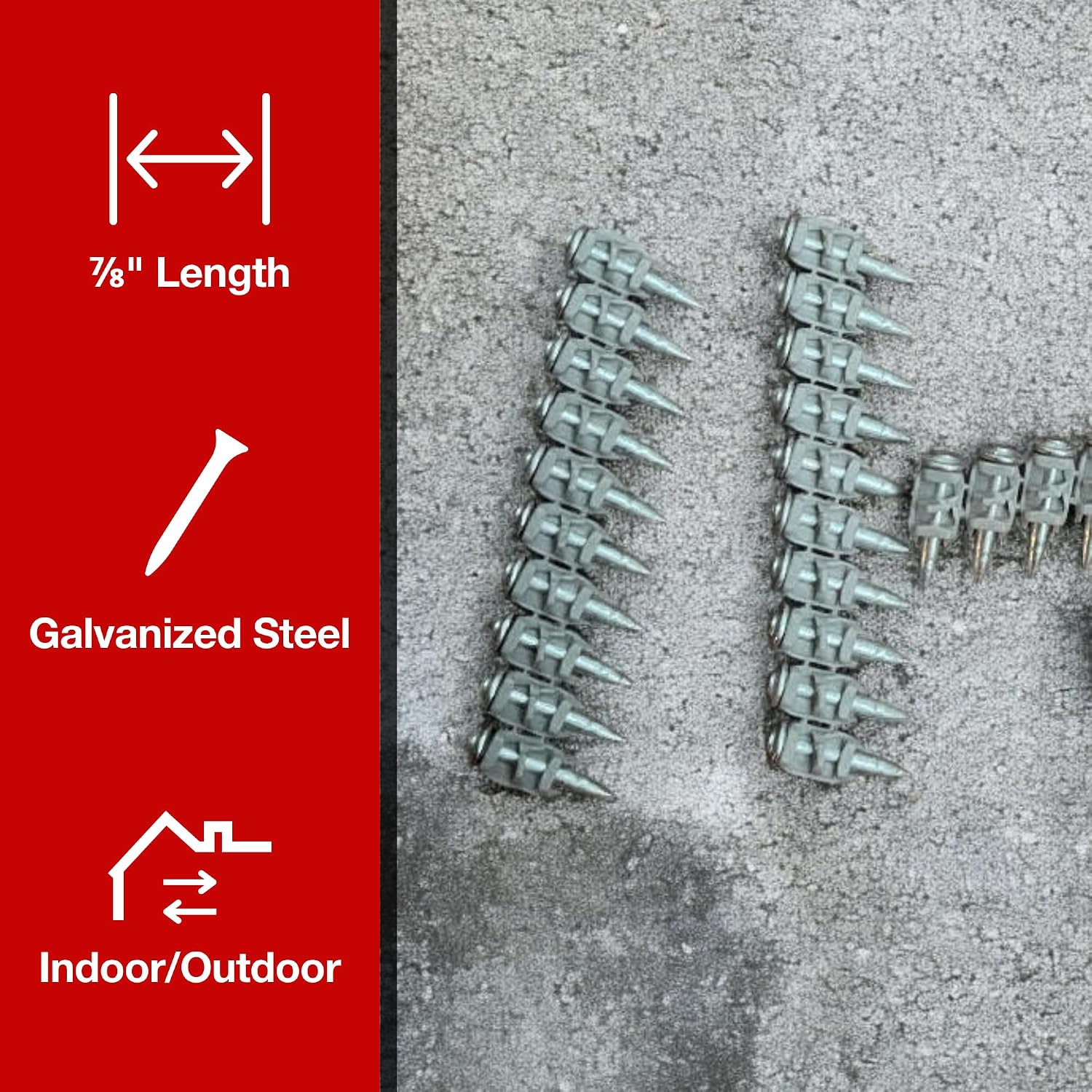 ⅞″ Concrete Nails for Hilti BX4-1,000 X-C 20 B4 MX Concrete Nails
