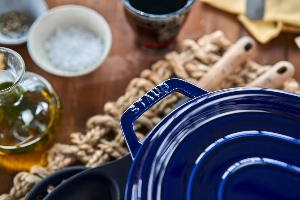 Staub Oval Cocotte - 4.25Qt - Dark Blue