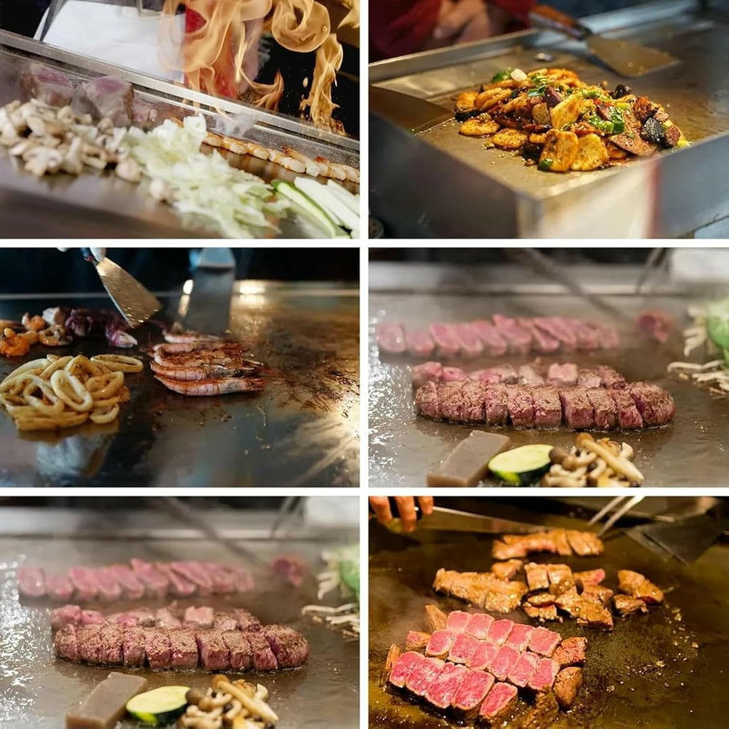Commercial Griddle 21' Commercial Electric Griddle 3000W Non-Stick Countertop Flat Top Griddle Hot Plate BBQ,