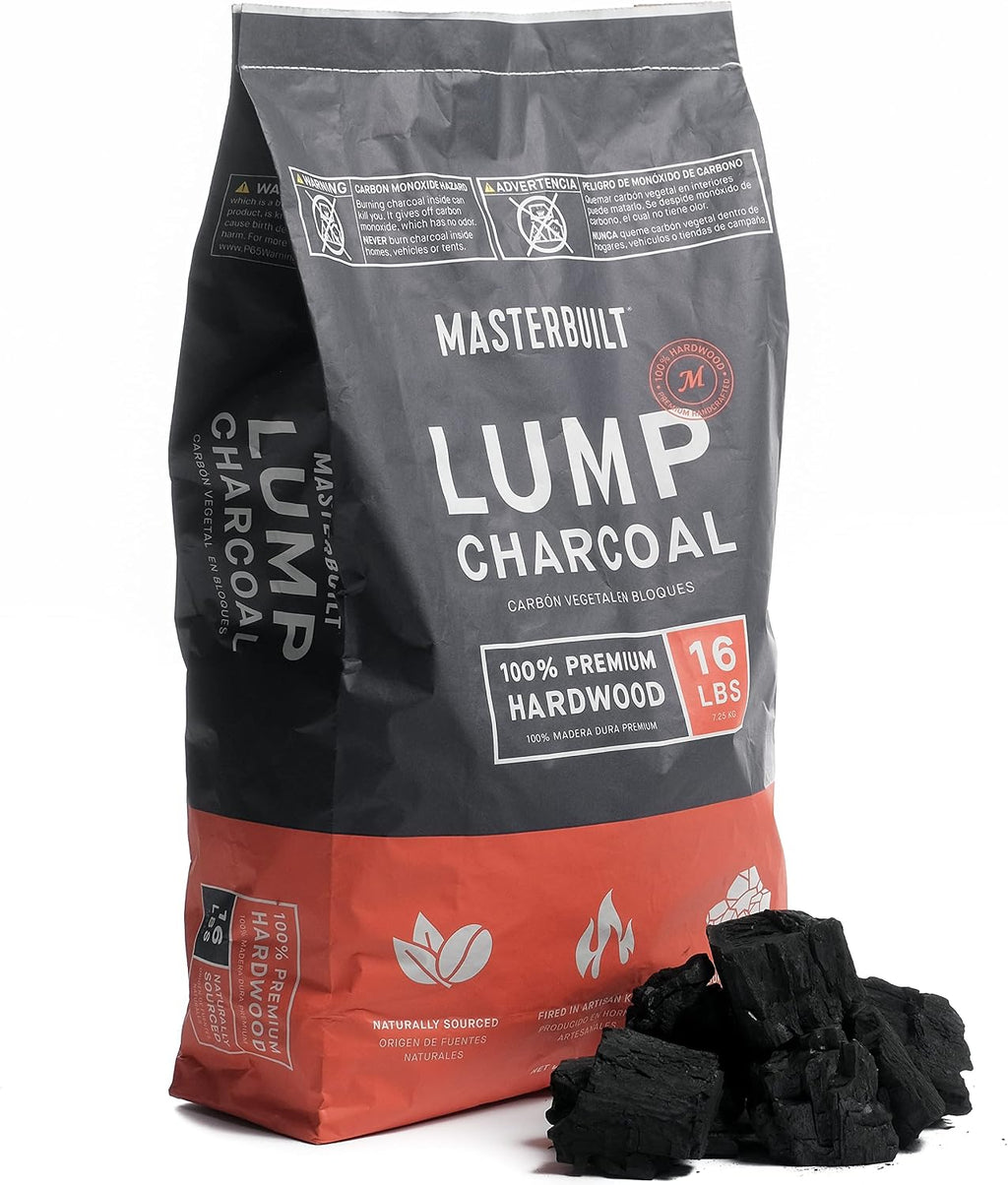 Masterbuilt Gravity Series 800 Digital Charcoal Griddle, Grill and Smoker Combo + Masterbuilt Lump Charcoal (16 lbs)
