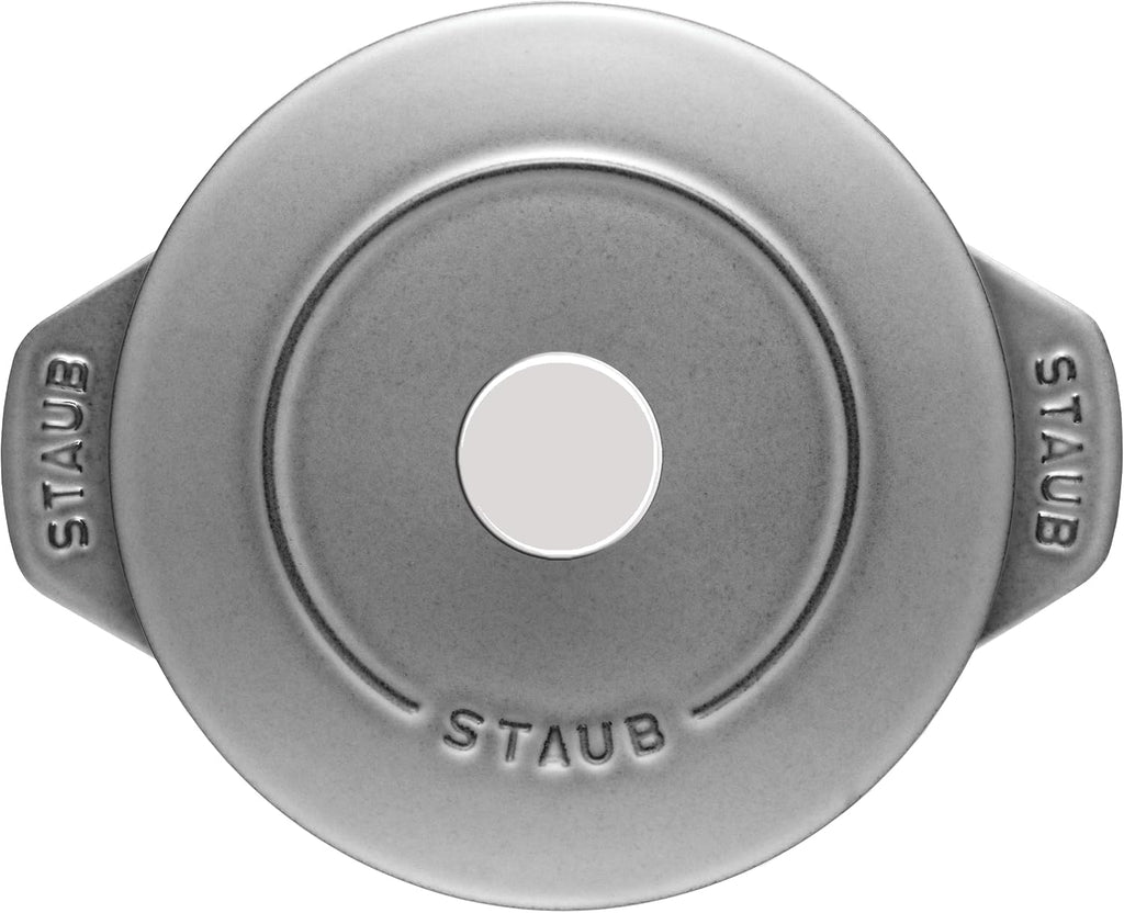 Staub Cast Iron 1.5-qt Petite French Oven - Graphite Grey