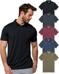 INTO THE AM Dri Fit Polo Shirts for Men S - 4XL Moisture Wicking Golf Polos Athletic Performance Mens Polo Shirts