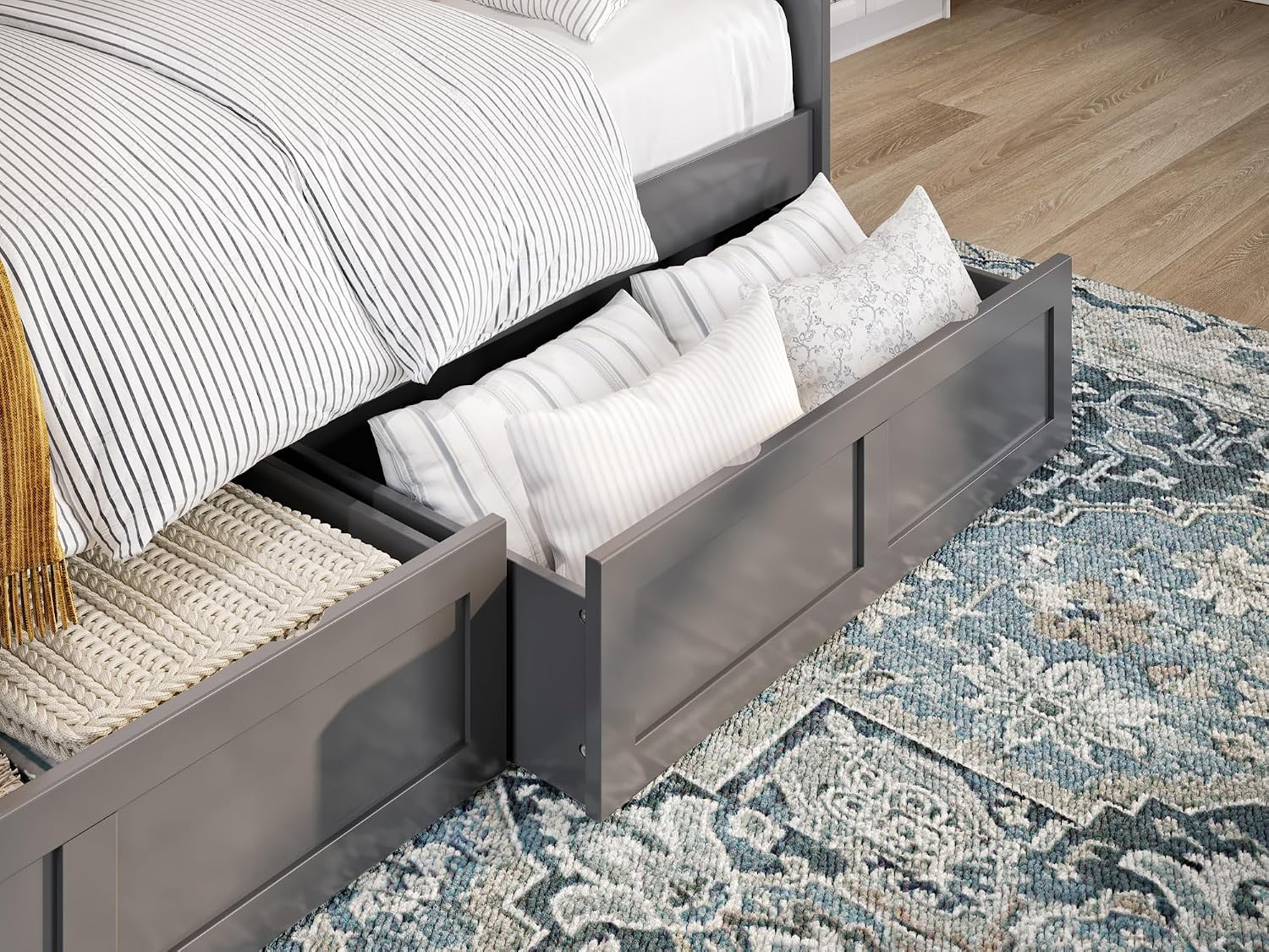 AFI, Bed Drawer Set of 2 Twin/Full, Grey
