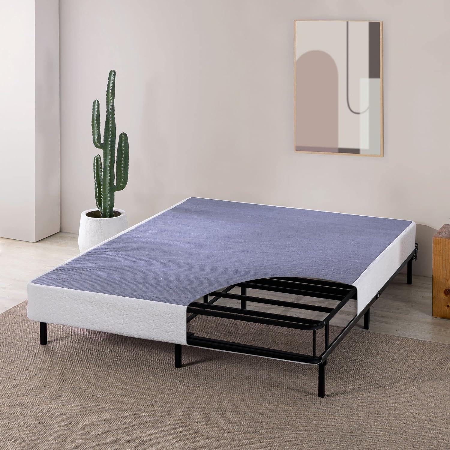 ZINUS 7 Inch Metal Smart Box Spring / 700 lbs Mattress Foundation / Strong Metal Frame / Easy Assembly, California King