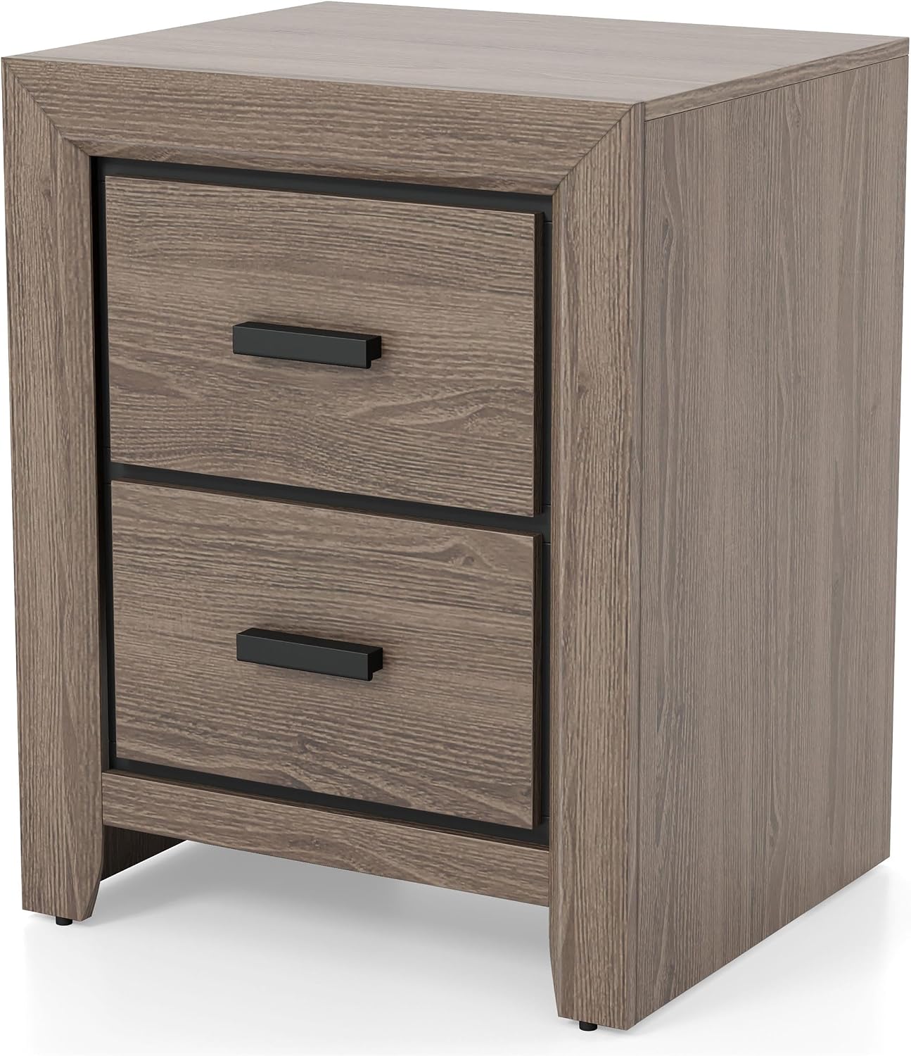 Furniture of America FOA Livorn 3-Piece Gray Wood Bedroom Set - Twin + Nightstand + Trundle