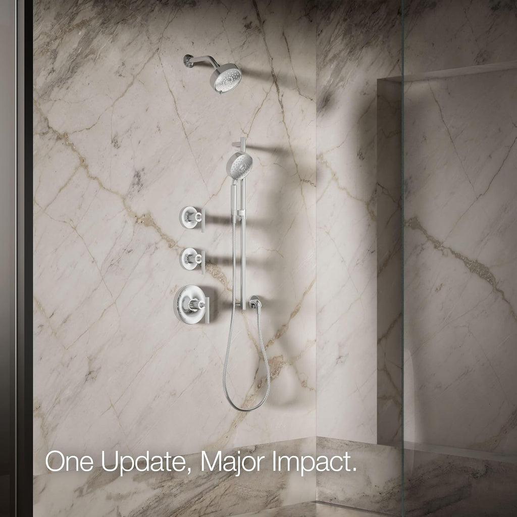 Kohler 22170-CP Purist® Three-function showerhead, 2.5 gpm, Polished Chrome