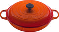 Le Creuset Enameled Cast Iron Signature Braiser, 3.5 qt., Flame