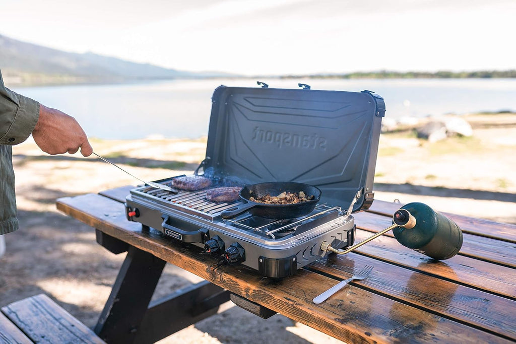 Stansport Boulder Series Propane Stove & Grill Combo (206-700)