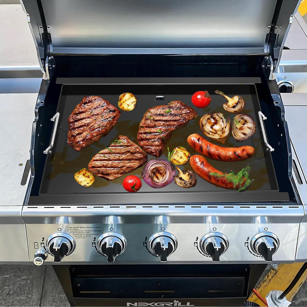 Griddle Insert for Nexgrill 4 Burner 720-0783W 720-0830H 720-0830X 720-0888S Parts, Flat Top Griddle Plate for Royal Gourmet GA5401T & Nexgrill 5 Burner 720-0888 720-0888N Grill Parts, Carbon Steel