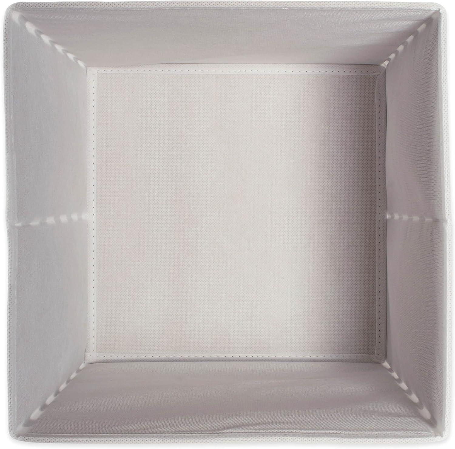 DII Non Woven Polyester Storage Bin, Polka Dot, White & Gold, Small Set of 4 (Pack of 6)