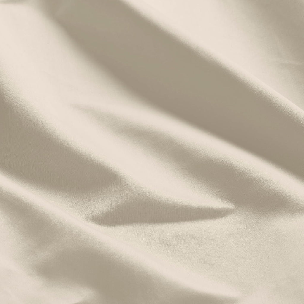 Superior Egyptian Cotton 4 Piece Sheet Set, 650 Thread Count, Modern Design, Sustainable Sheets, Ultra-Soft Basics, Solid, Deep Pocket Fitted Sheet, Flat Sheet, Pillowcases, King, Ivory