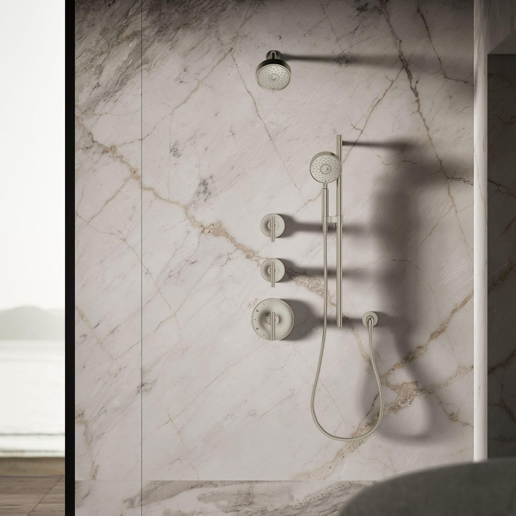 Kohler 22170-BN Purist® Three-function showerhead, 2.5 gpm, Vibrant Brushed Nickel