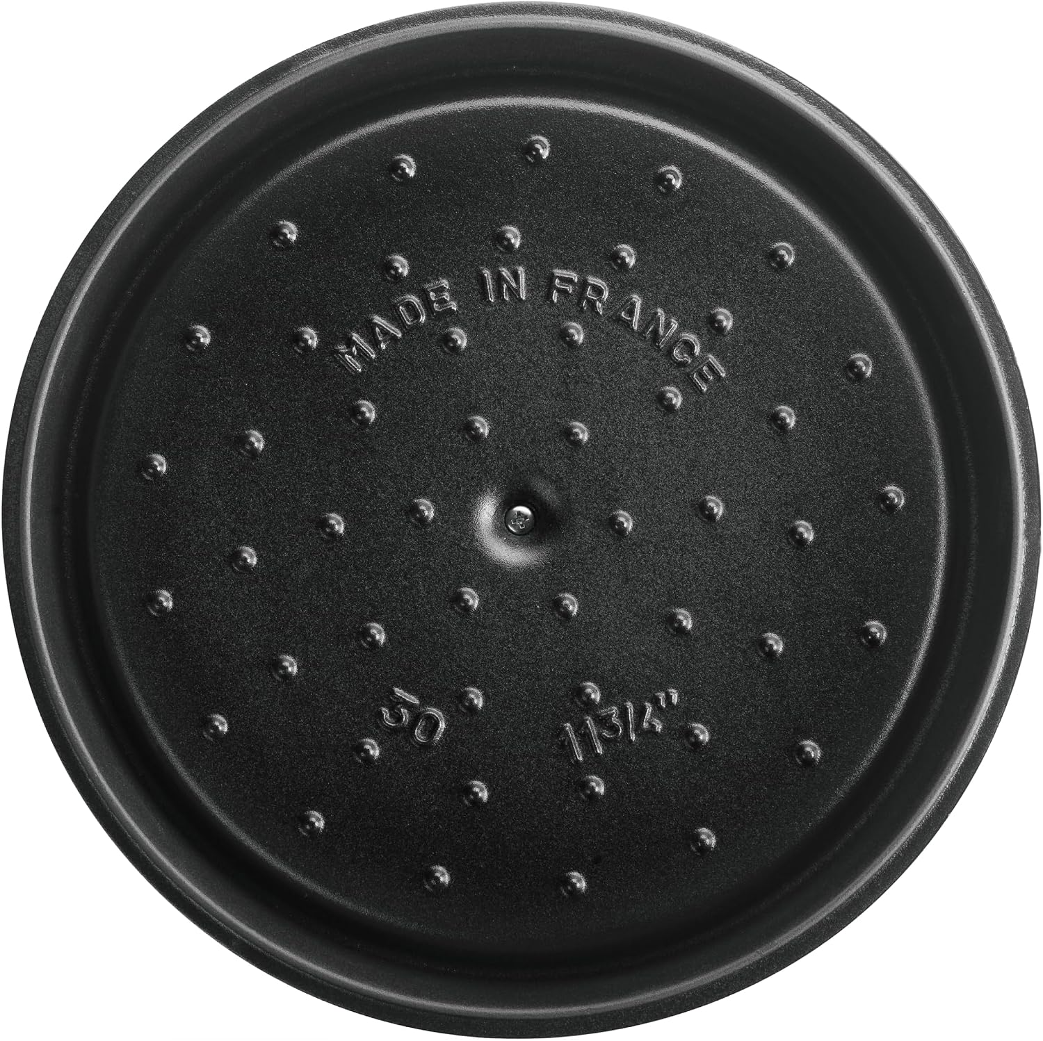 Staub Cast Iron 5.5-qt Round Cocotte - Graphite Grey