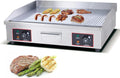 Commercial Electric Griddles, Flat Top Griddle Grill Station, Nonstick Electric Griddle Countertop Hot Plate Commercial BBQ Grill, for Camping, Outdoor, Tailgating, Kitchen, Home, Barbecue