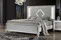 New Classic Furniture Stardust Wood California King Bed, White