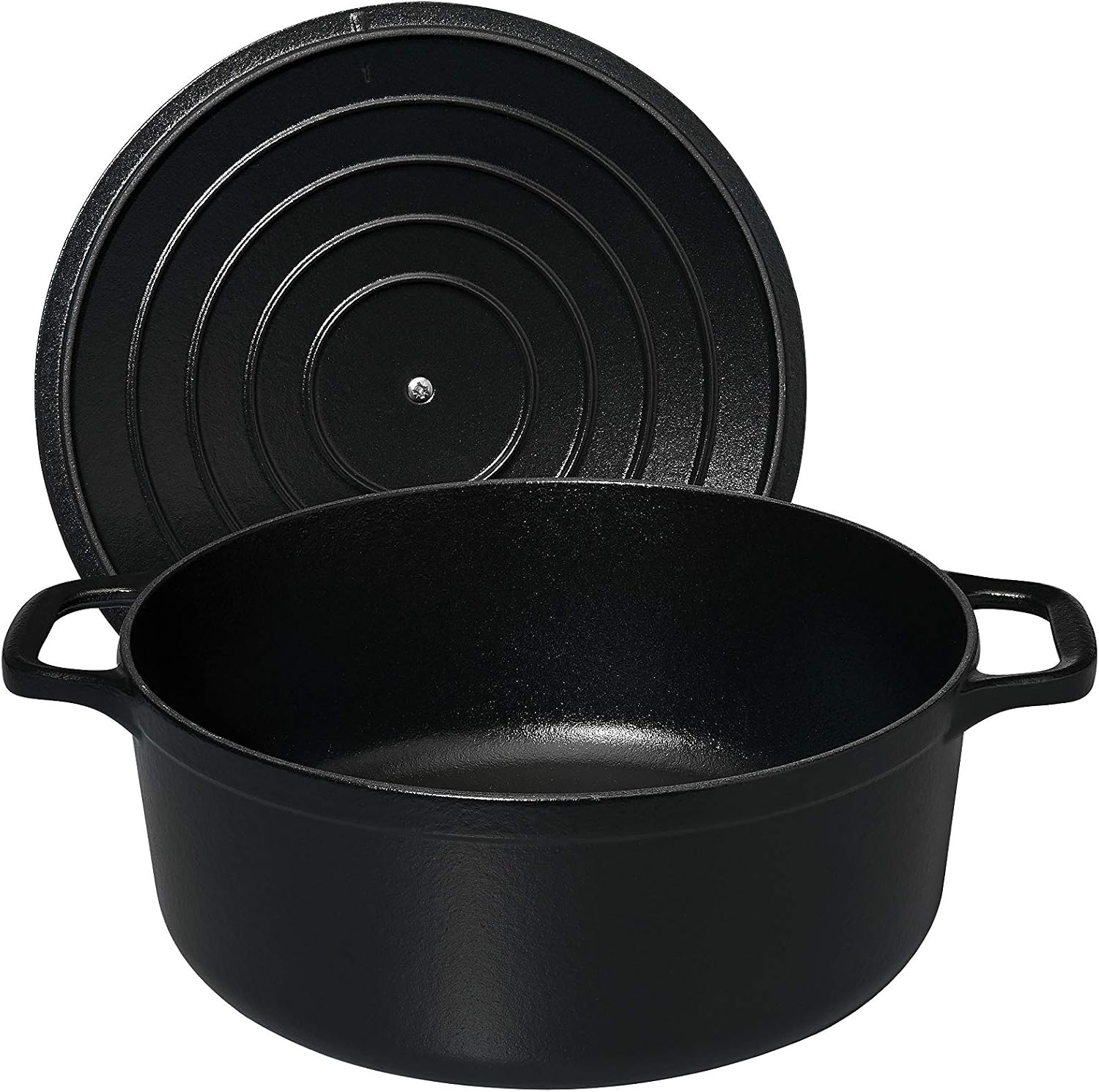 Chasseur Round Casserole, Matt Black, 20 cm, 2.3 Litre